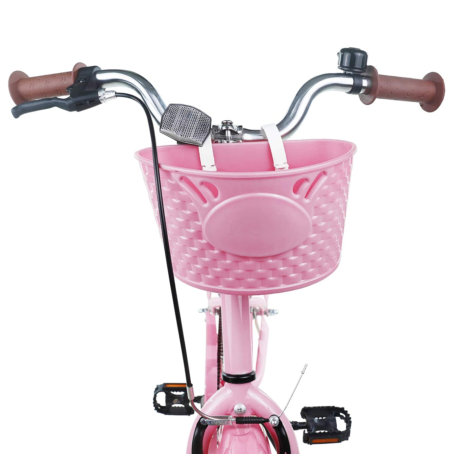 Børnecykel 24 tommer til 8-12 år Lys pink