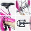 Børnecykel 20 tommer til børn i alderen 6-11 år Mørk pink