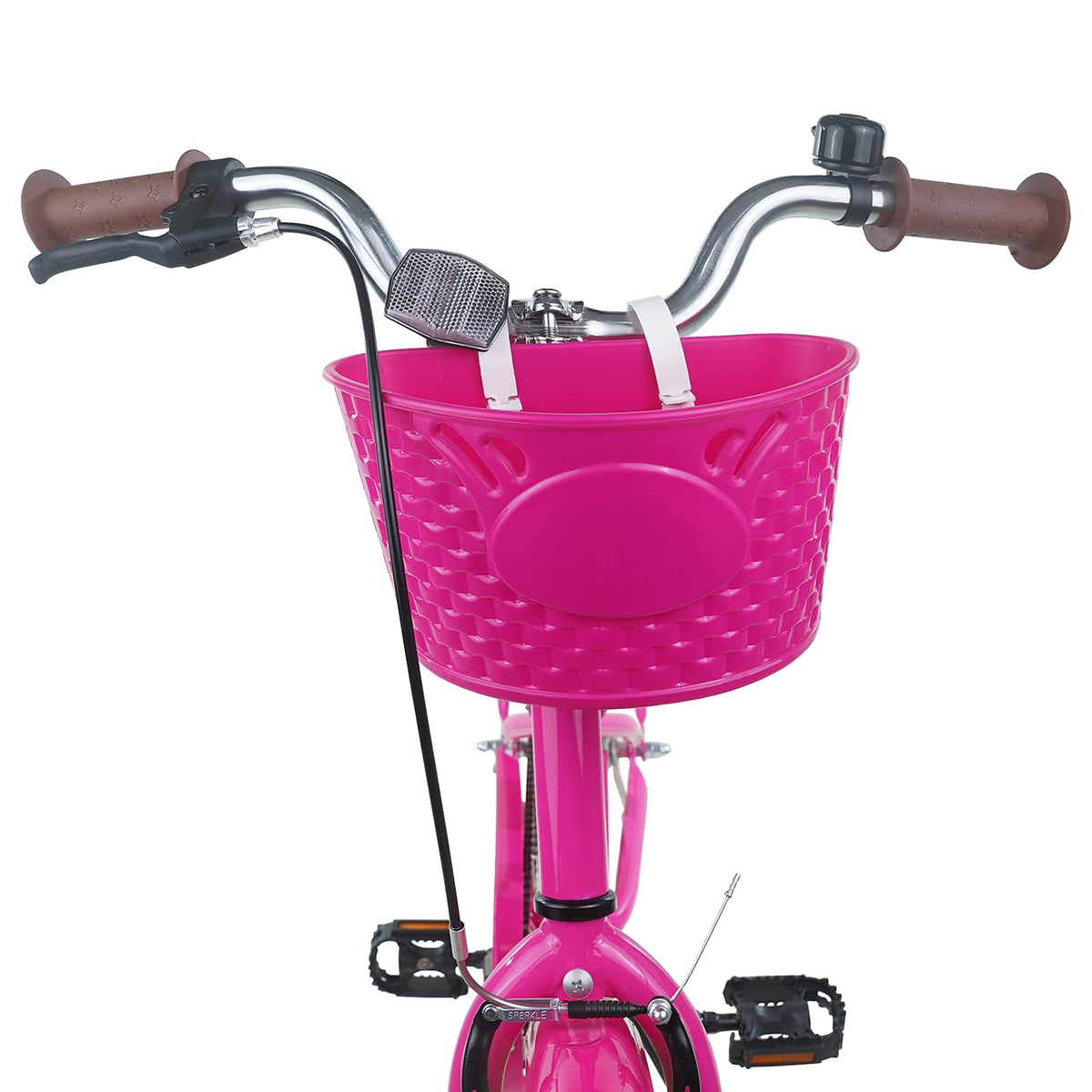 Børnecykel 20 tommer til børn i alderen 6-11 år Mørk pink
