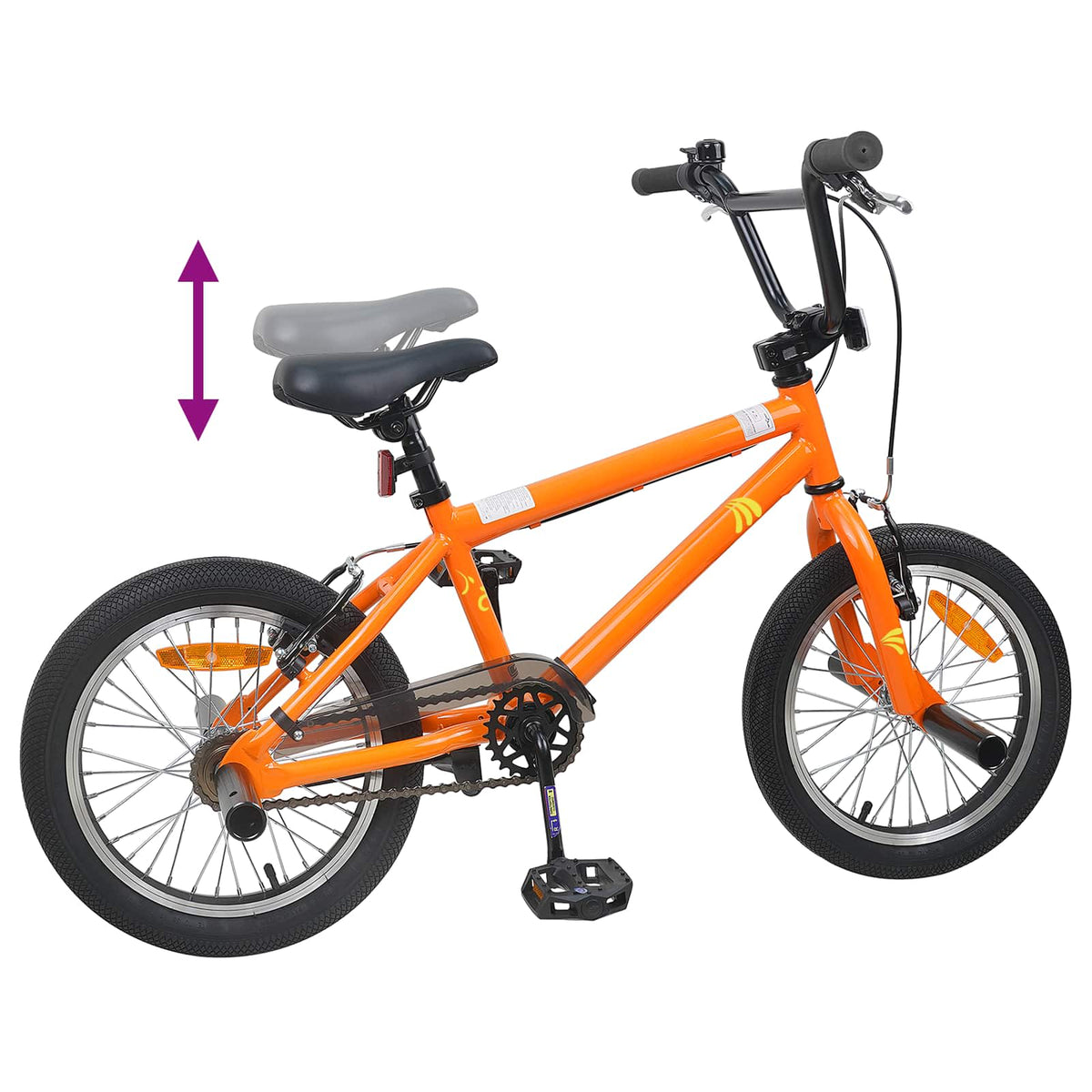 BMX Cykel 20 tommer for over 9 år gammel Orange