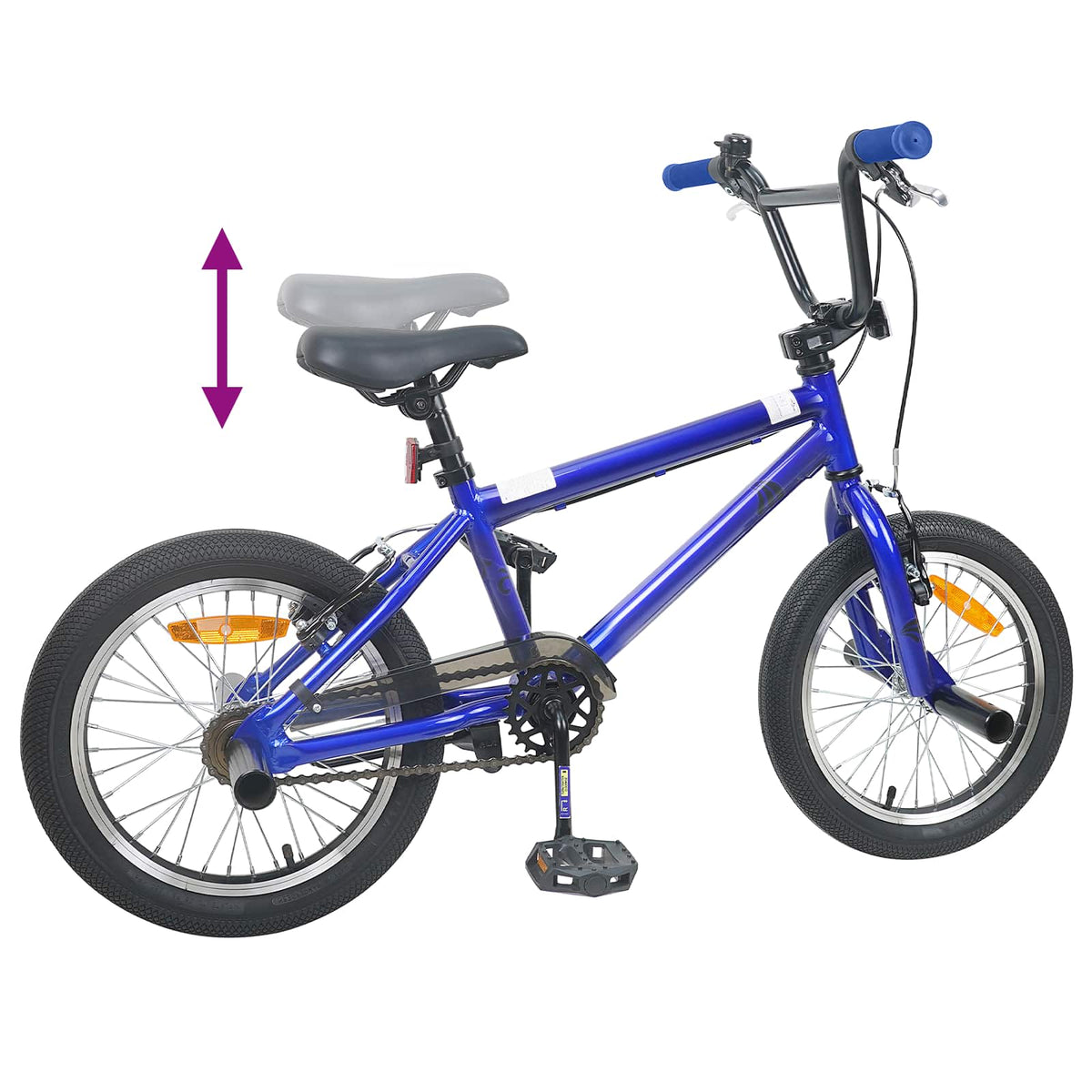 BMX Cykel 20 tommer for over 9 år gammel Mørk blå