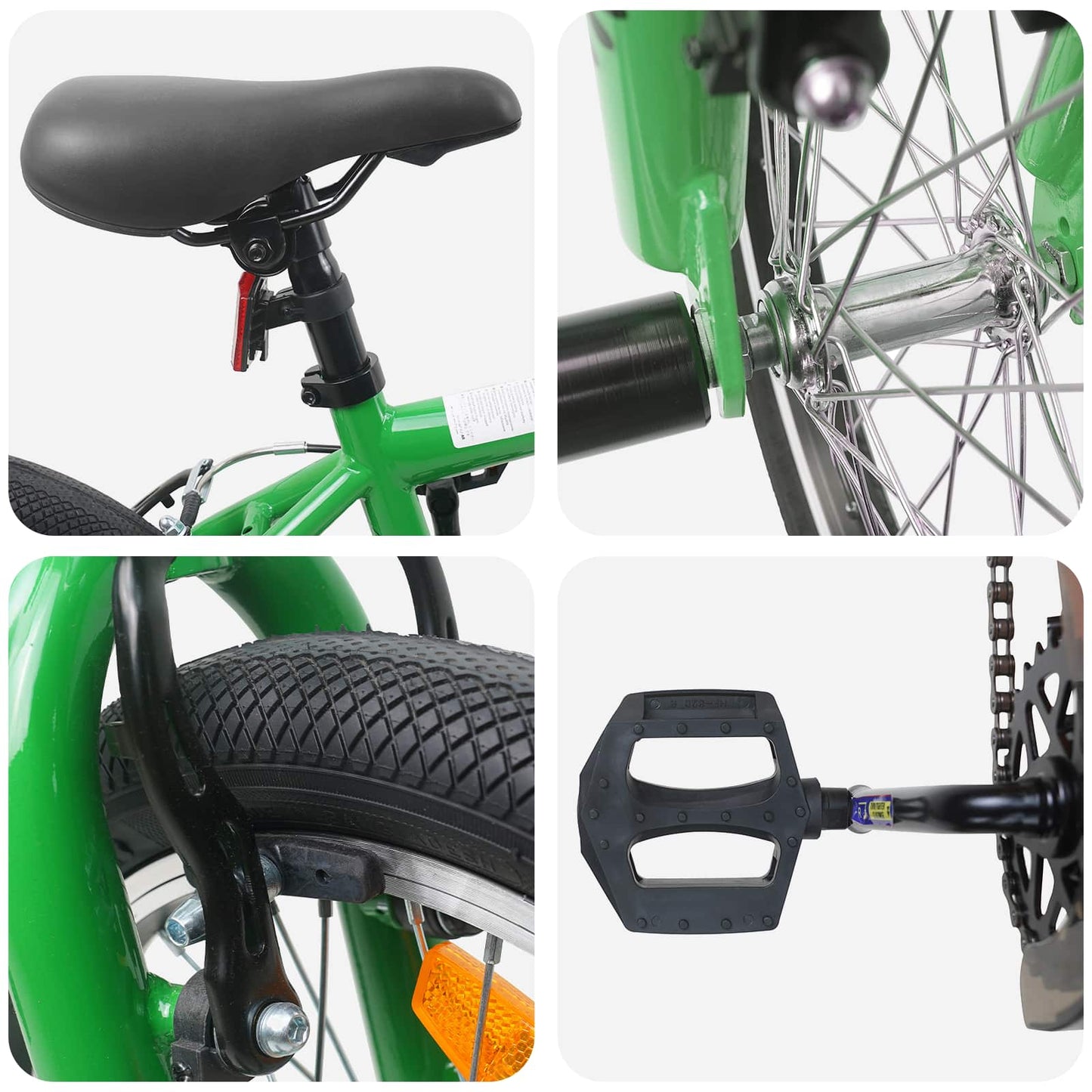 BMX Cykel 20 tommer for over 9 år gammel Grøn