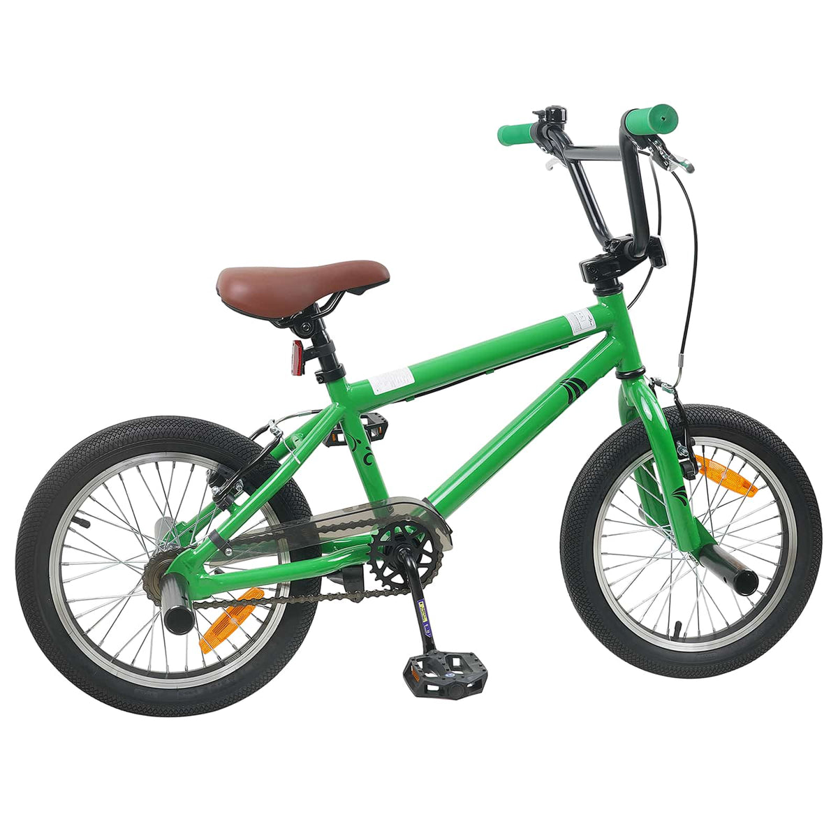 BMX Cykel 18 tommer til 7-10 år gamle Grøn