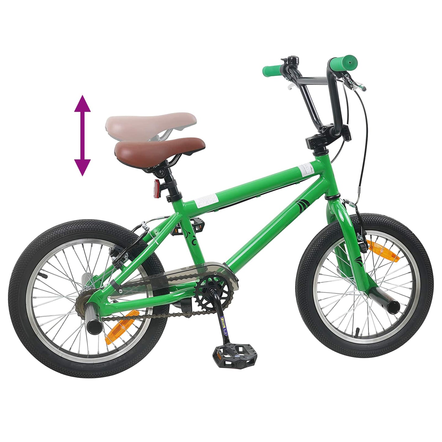BMX Cykel 20 tommer for over 9 år gammel Grøn