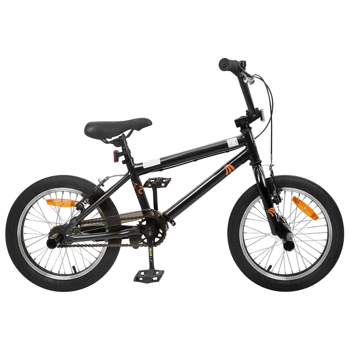 BMX Cykel 16 tommer til 5-8 år gamle Sort