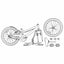 Mountainbike 20 tommer 6-hastighed til 5-8 år gamle Grøn