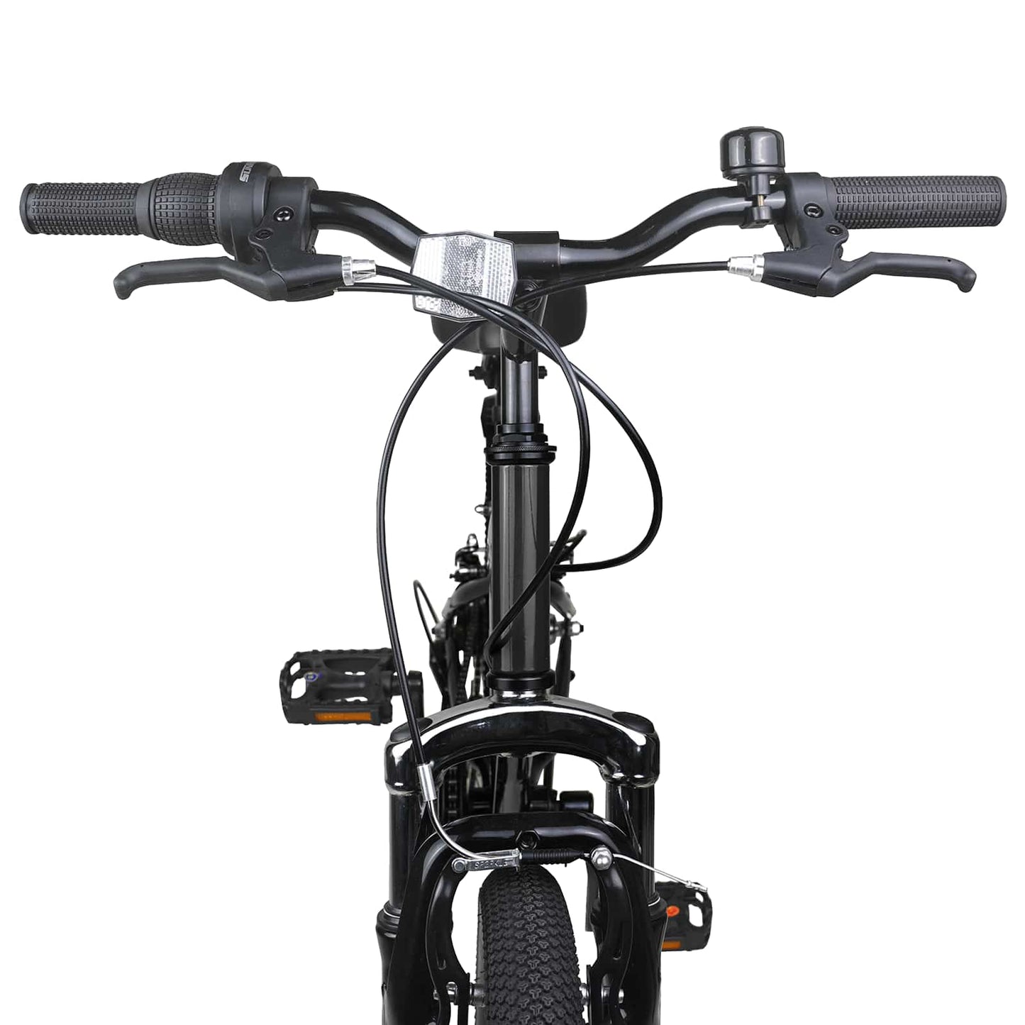Mountainbike 24 tommer 6-hastighed til 8-12 år Sort