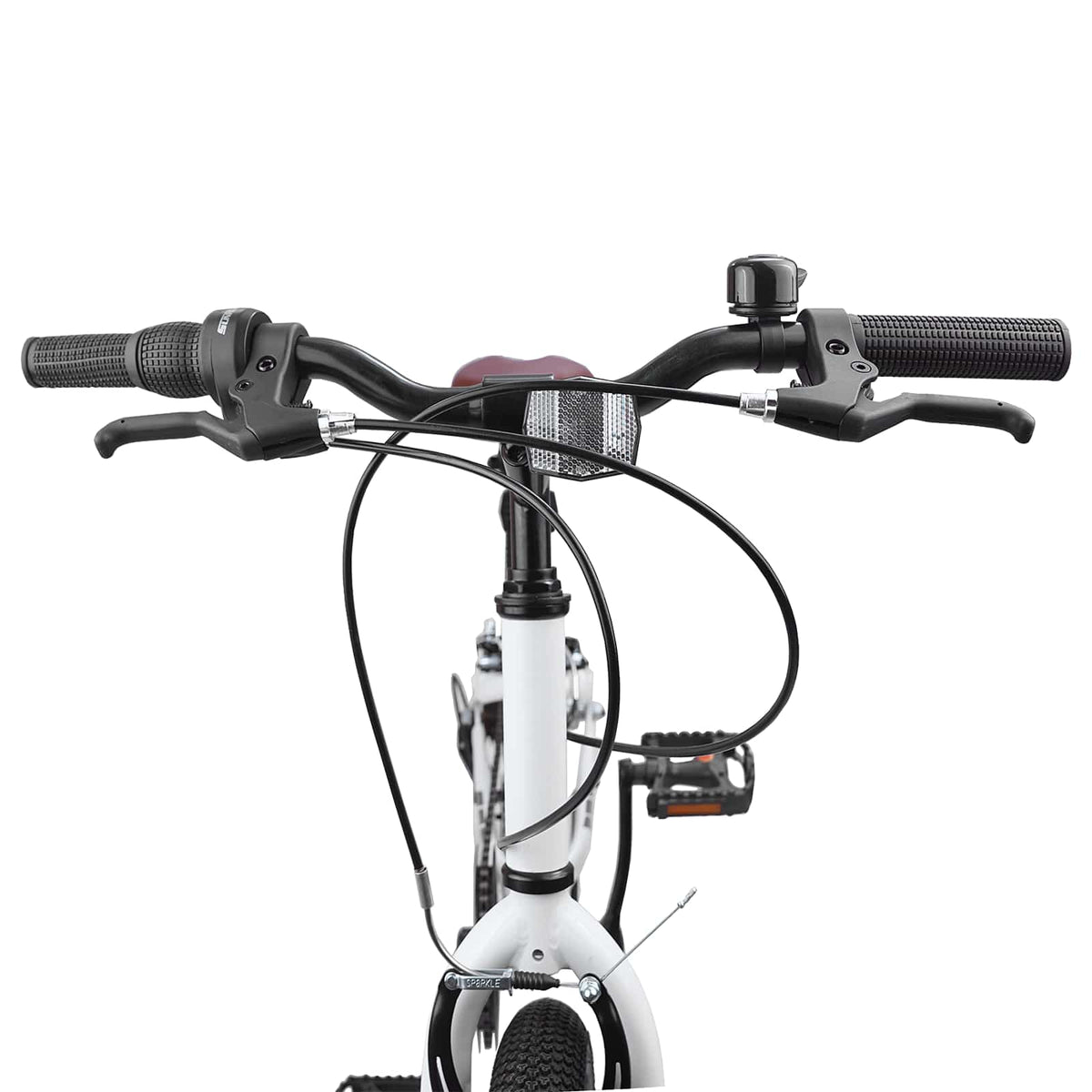 Mountainbike 20 tommer 6-hastighed til 5-8 år gamle Hvid
