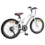Mountainbike 20 tommer 6-hastighed til 5-8 år gamle Hvid