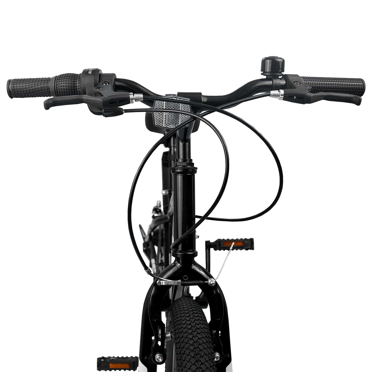Mountainbike 20 tommer 6-hastighed til 5-8 år gamle Sort