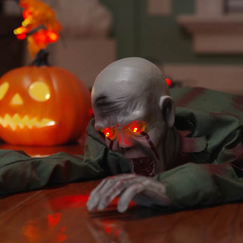 Halloween-zombie SPOOKA Grøn 110 x 50 x 21 cm Polyester