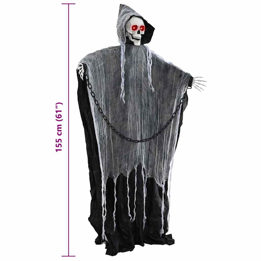 Hængende manden med leen til Halloween SPOOKA Sort 112 x 164 cm