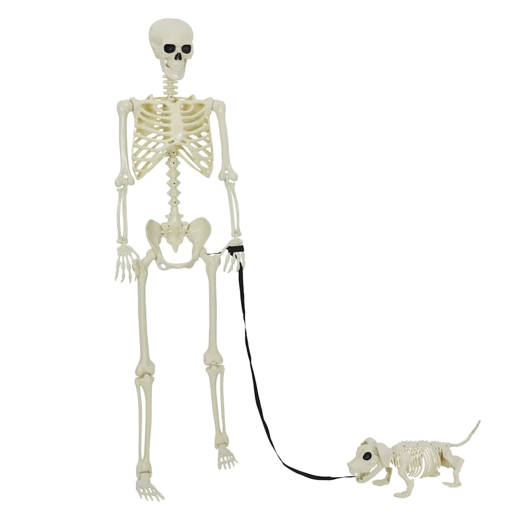 Halloween Dekoration Skelet 2 stk. Hvid 155 x 38.5 cm
