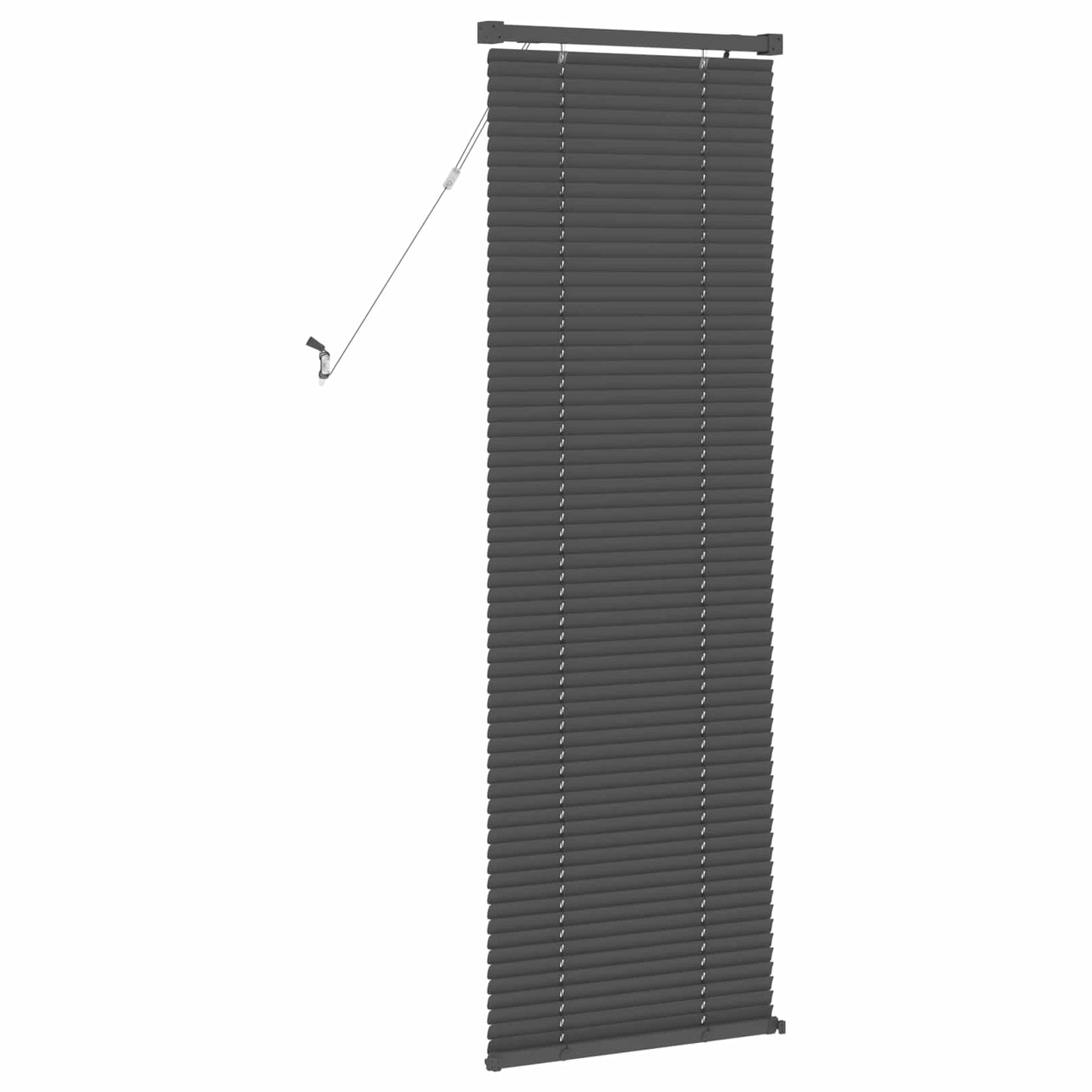 Persienner Sølvgrå 150 x 60 cm 25 mm PVC