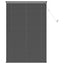 Persienner Sølvgrå 150 x 80 cm 25 mm PVC