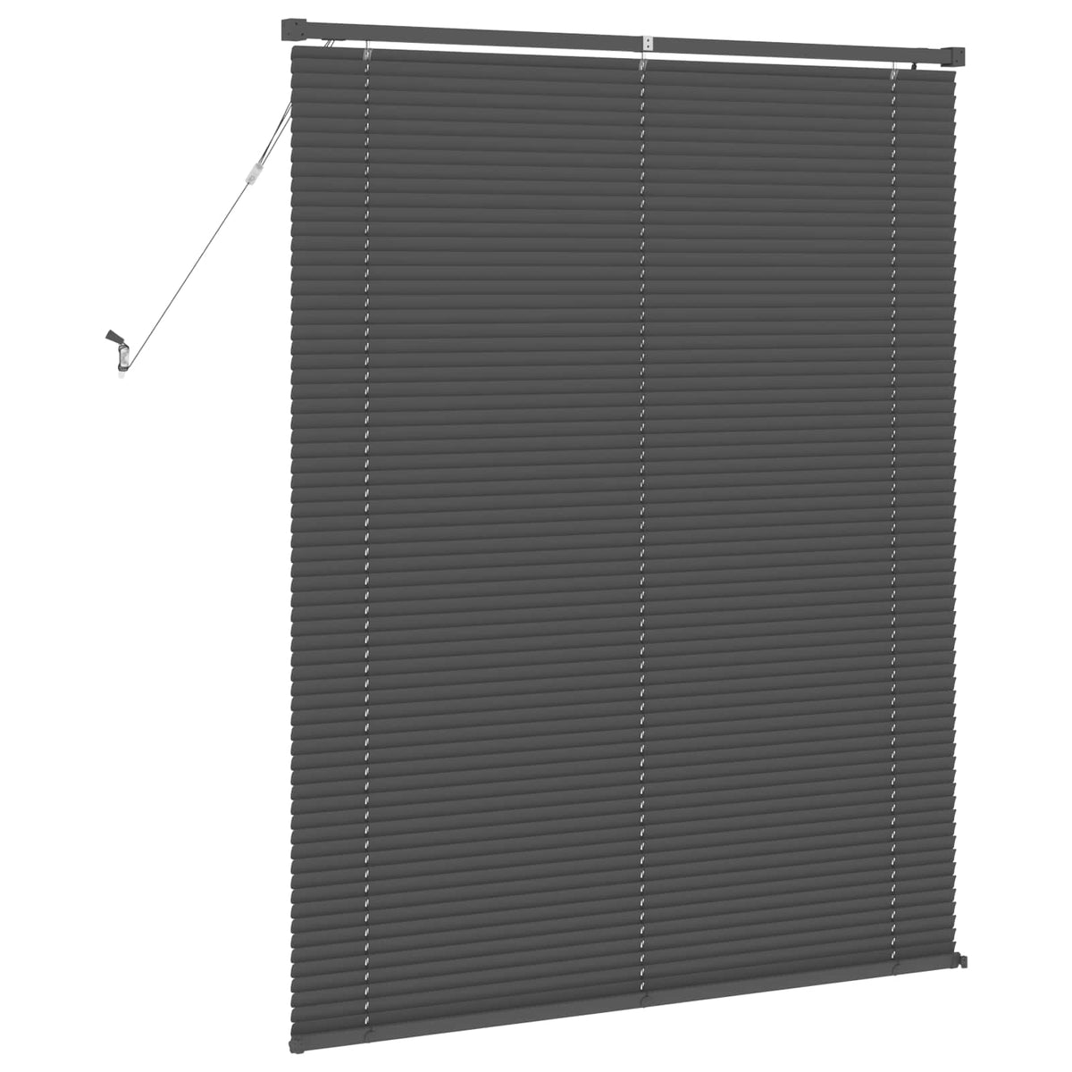 Persienner Sølvgrå 150 x 120 cm 25 mm PVC