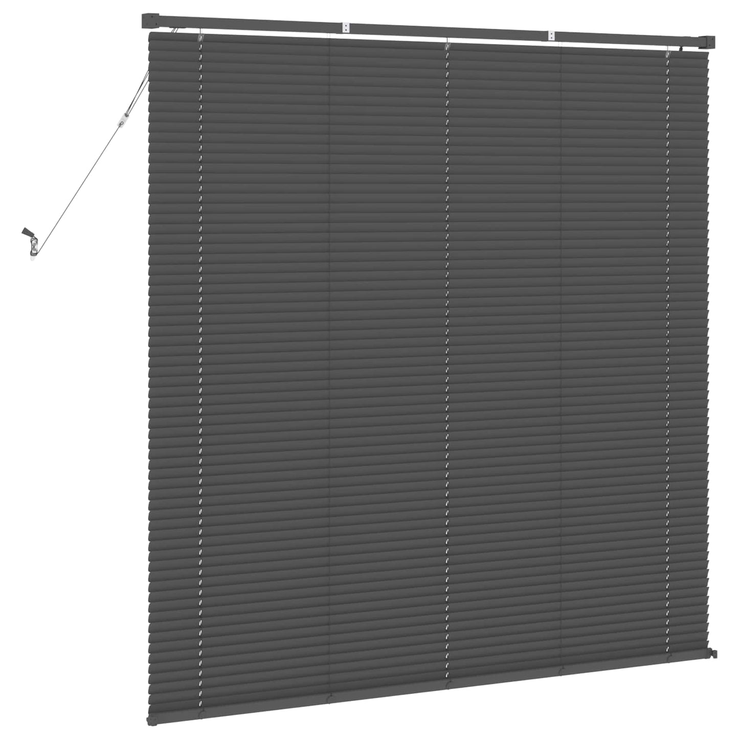 Persienner Sølvgrå 150 x 130 cm 25 mm PVC