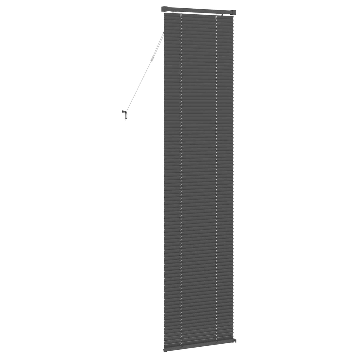 Persienner Sølvgrå 213 x 60 cm 25 mm PVC