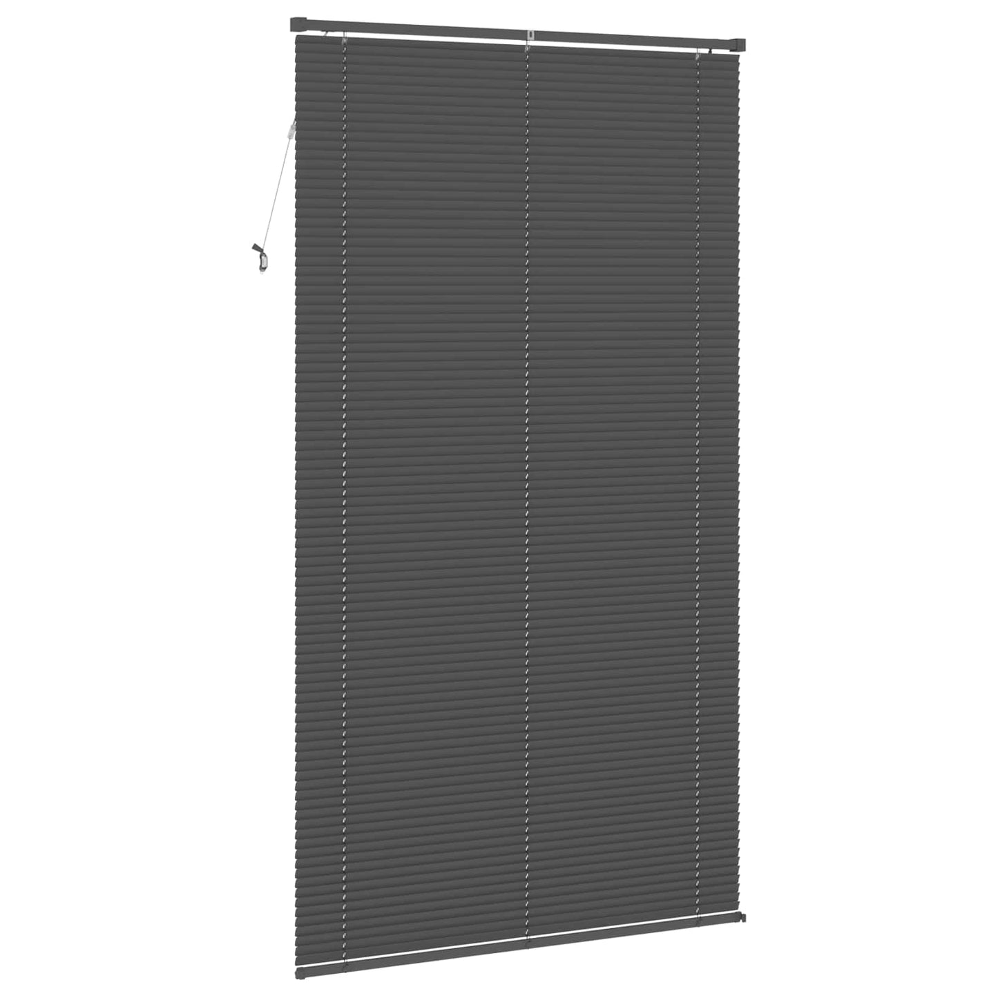 Persienner Sølvgrå 213 x 120 cm 25 mm PVC