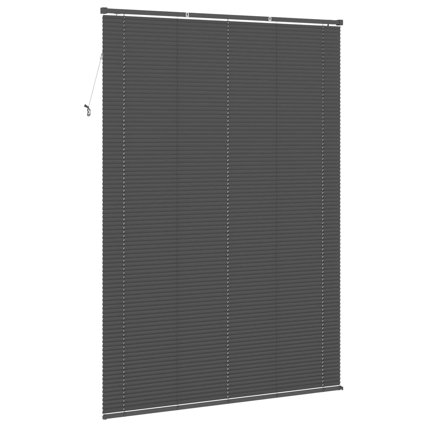 Persienner Sølvgrå 213 x 150 cm 25 mm PVC