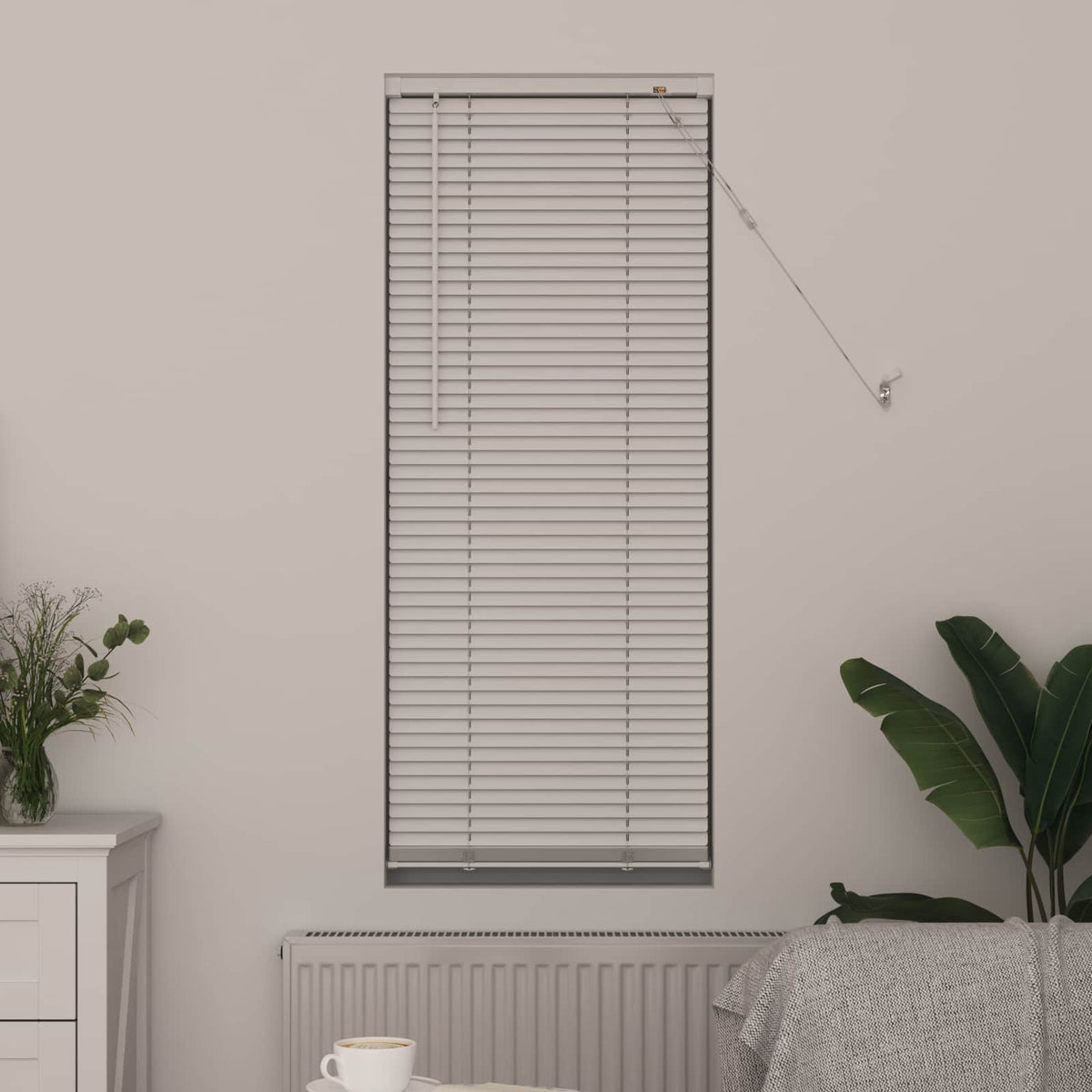 Persienner Hvid 150 x 60 cm 25 mm PVC