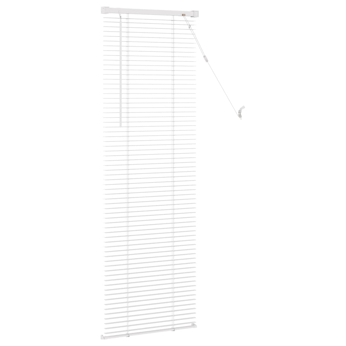 Persienner Hvid 150 x 60 cm 25 mm PVC