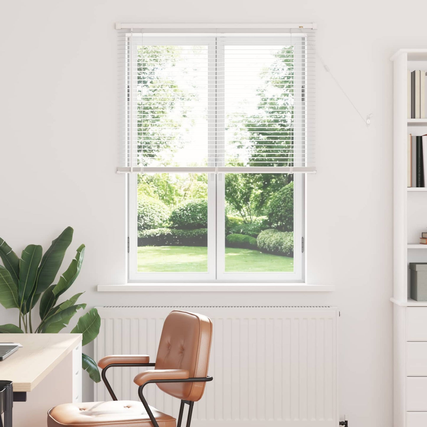 Persienner Hvid 150 x 80 cm 25 mm PVC