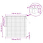 Persienner Hvid 150 x 130 cm 25 mm PVC