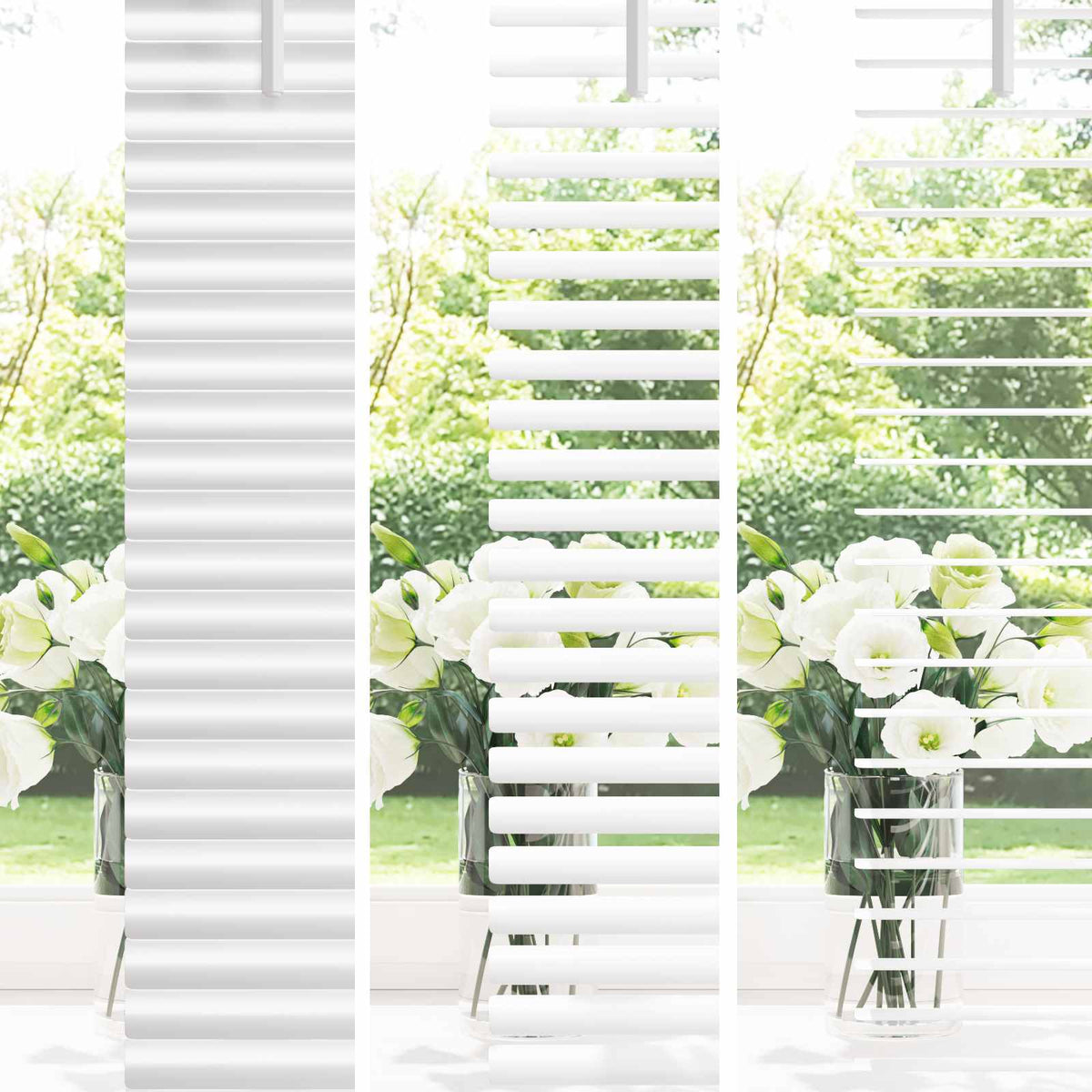 Persienner Hvid 213 x 80 cm 25 mm PVC