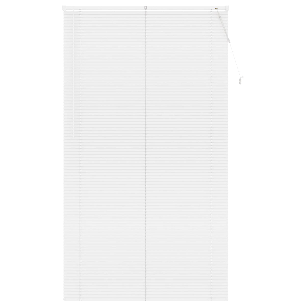 Persienner Hvid 213 x 110 cm 25 mm PVC