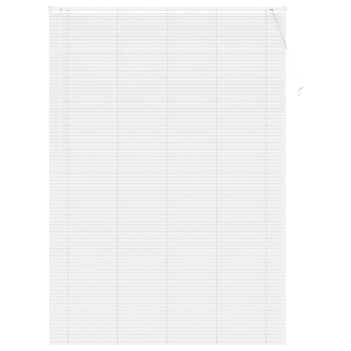 Persienner Hvid 213 x 130 cm 25 mm PVC