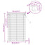 Persienner Sort 150 x 80 cm 25 mm PVC