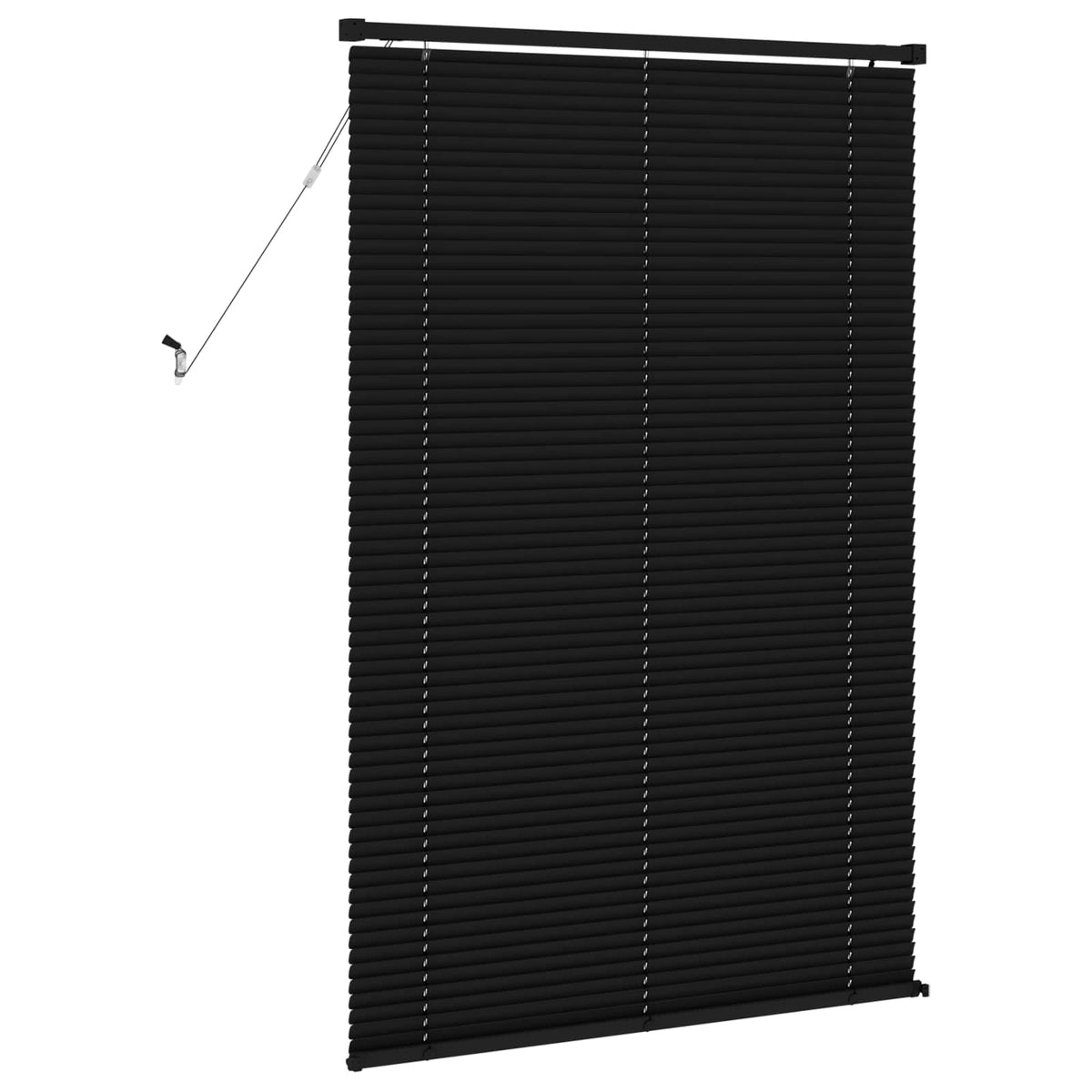 Persienner Sort 150 x 90 cm 25 mm PVC