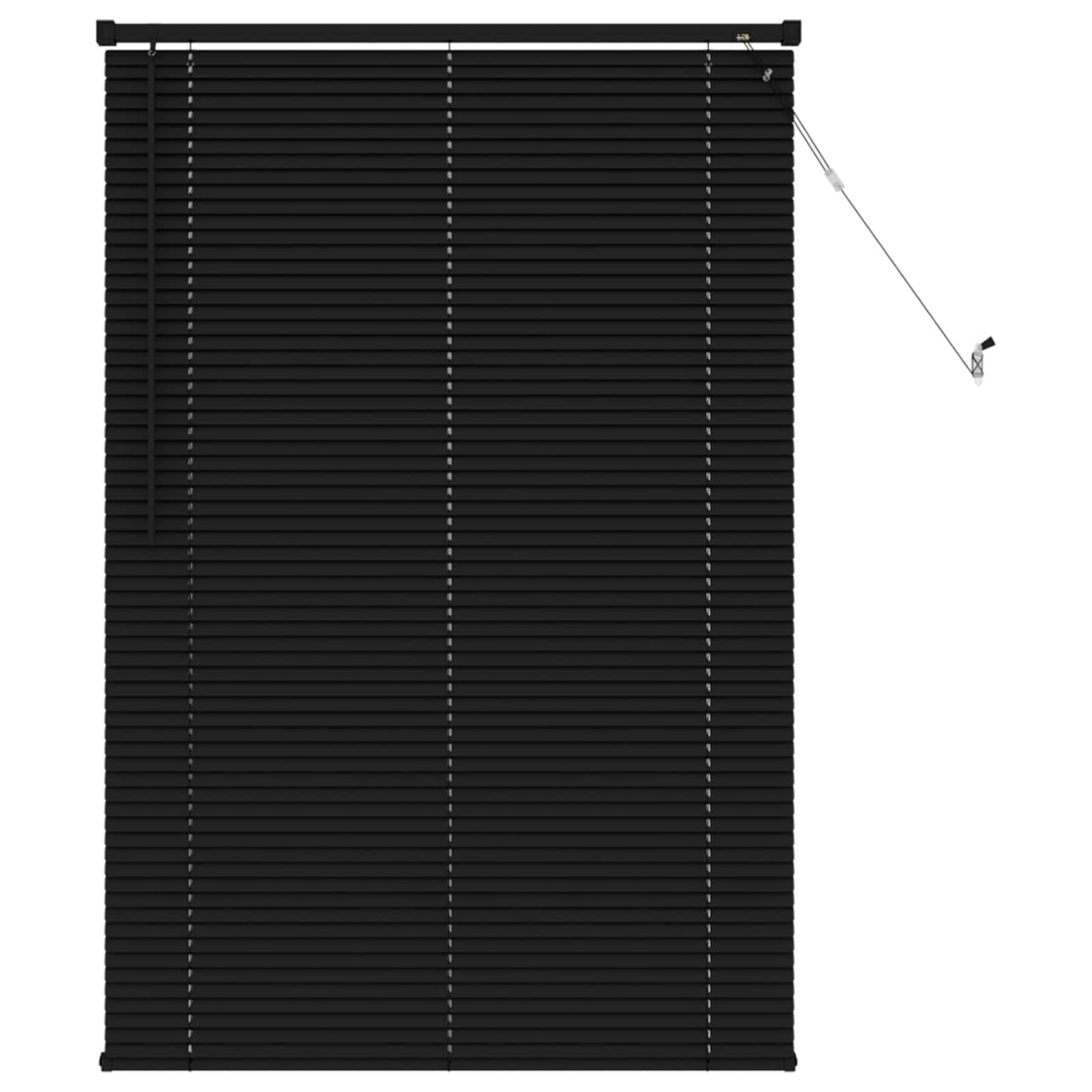 Persienner Sort 150 x 90 cm 25 mm PVC