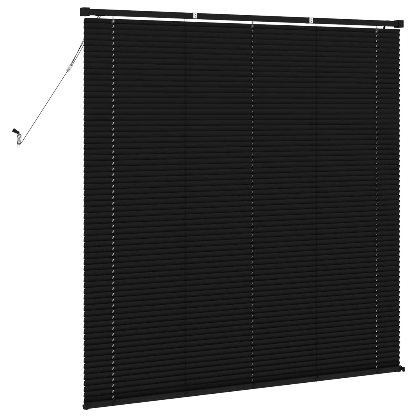 Persienner Sort 150 x 130 cm 25 mm PVC