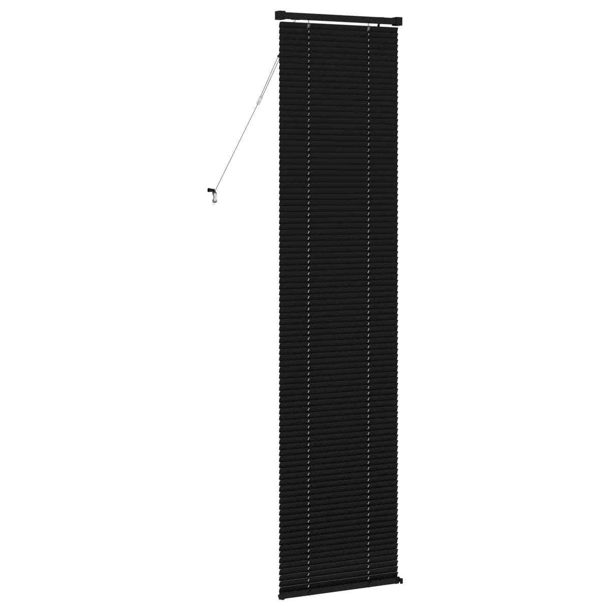 Persienner Sort 213 x 50 cm 25 mm PVC