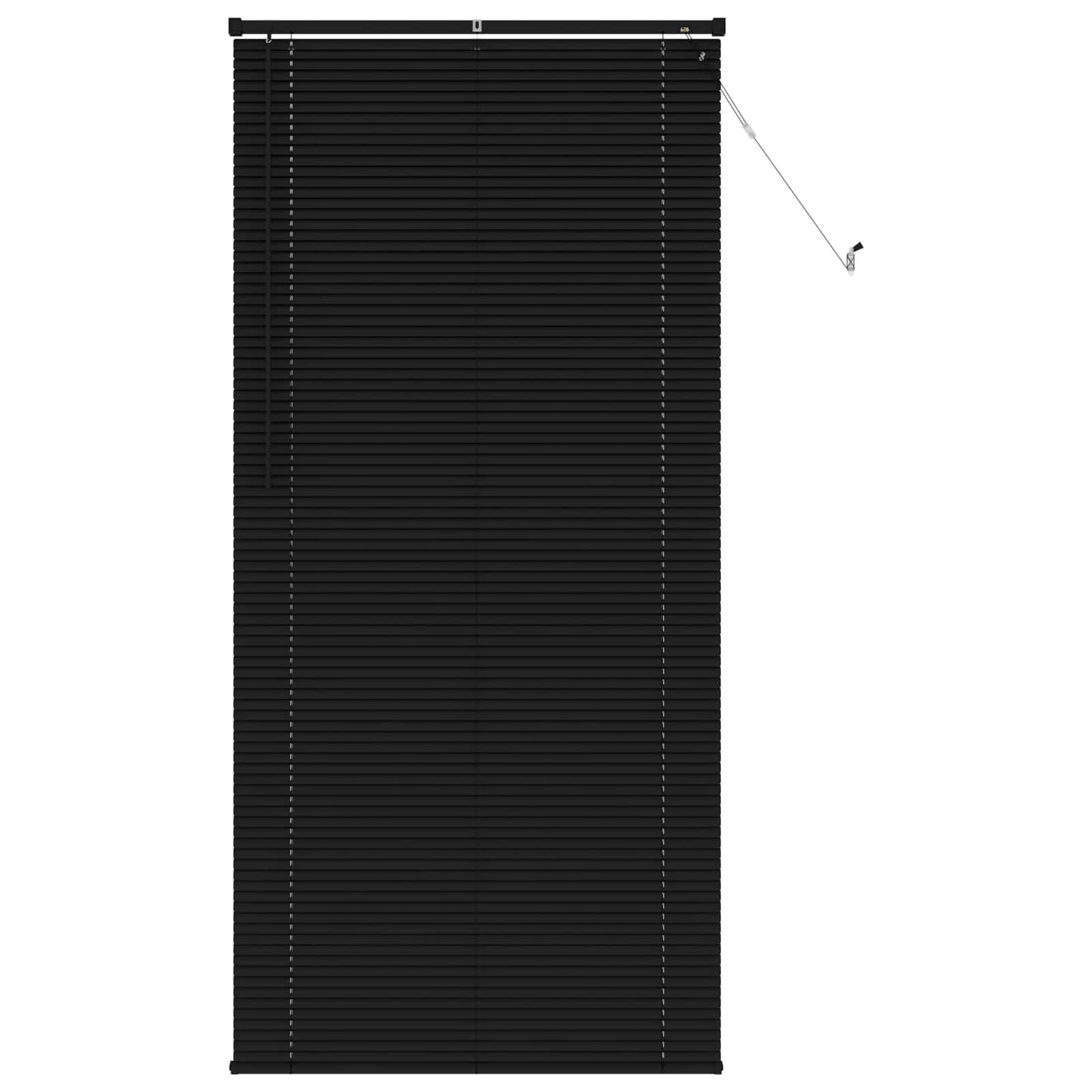 Persienner Sort 213 x 80 cm 25 mm PVC