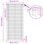 Persienner Sort 213 x 80 cm 25 mm PVC