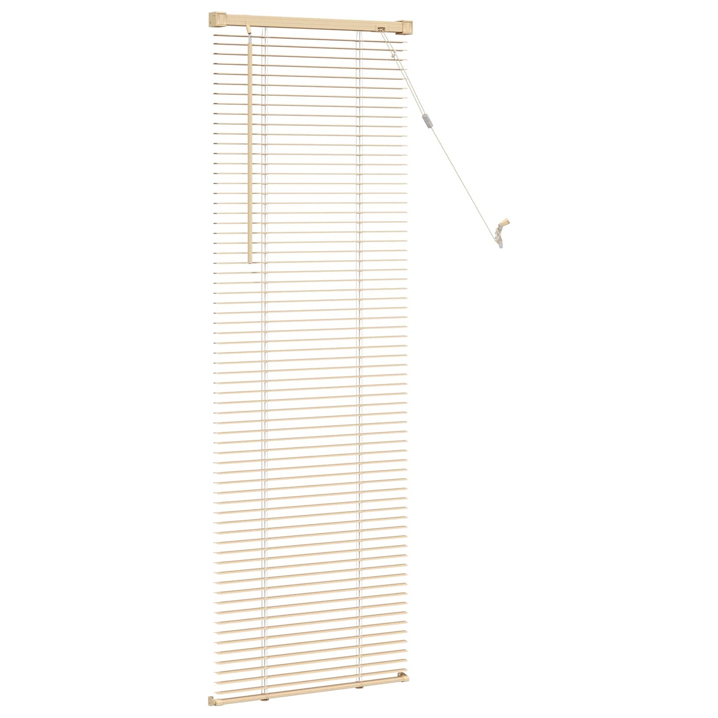Persienner Lys Brun med Mønster 150 x 40 cm 25 mm PVC