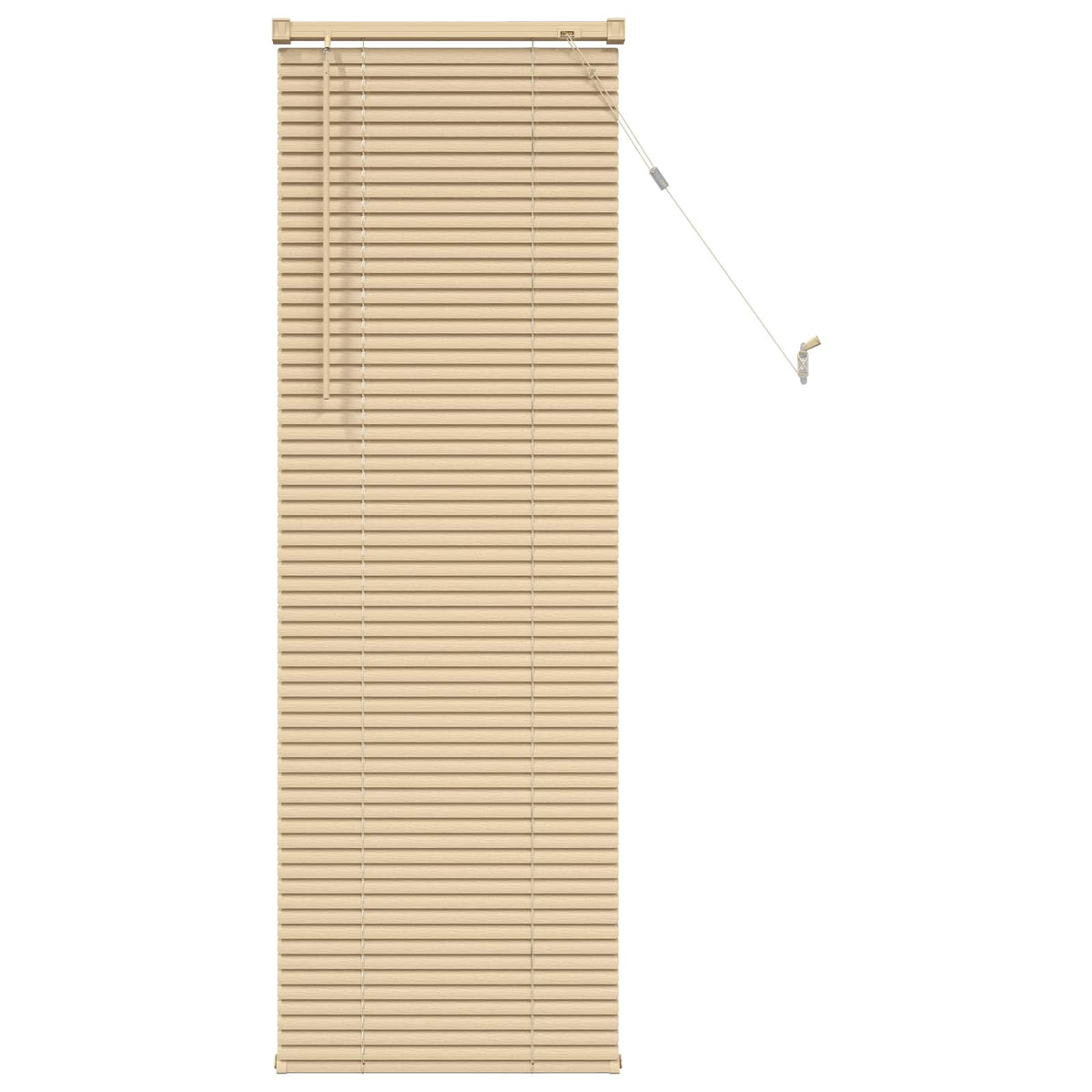 Persienner Lys Brun med Mønster 150 x 40 cm 25 mm PVC