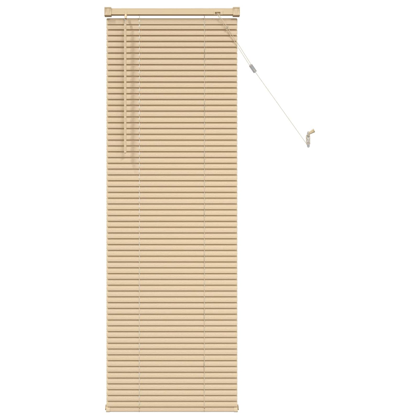 Persienner Lys Brun med Mønster 150 x 50 cm 25 mm PVC