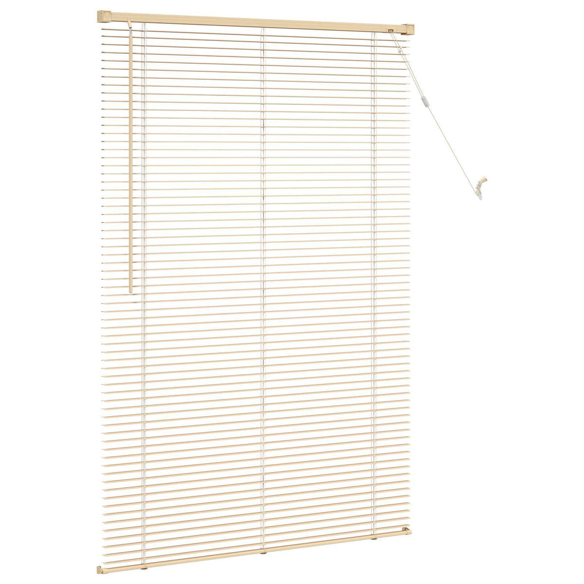 Persienner Lys Brun med Mønster 150 x 100 cm 25 mm PVC