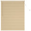 Persienner Lys Brun med Mønster 150 x 110 cm 25 mm PVC