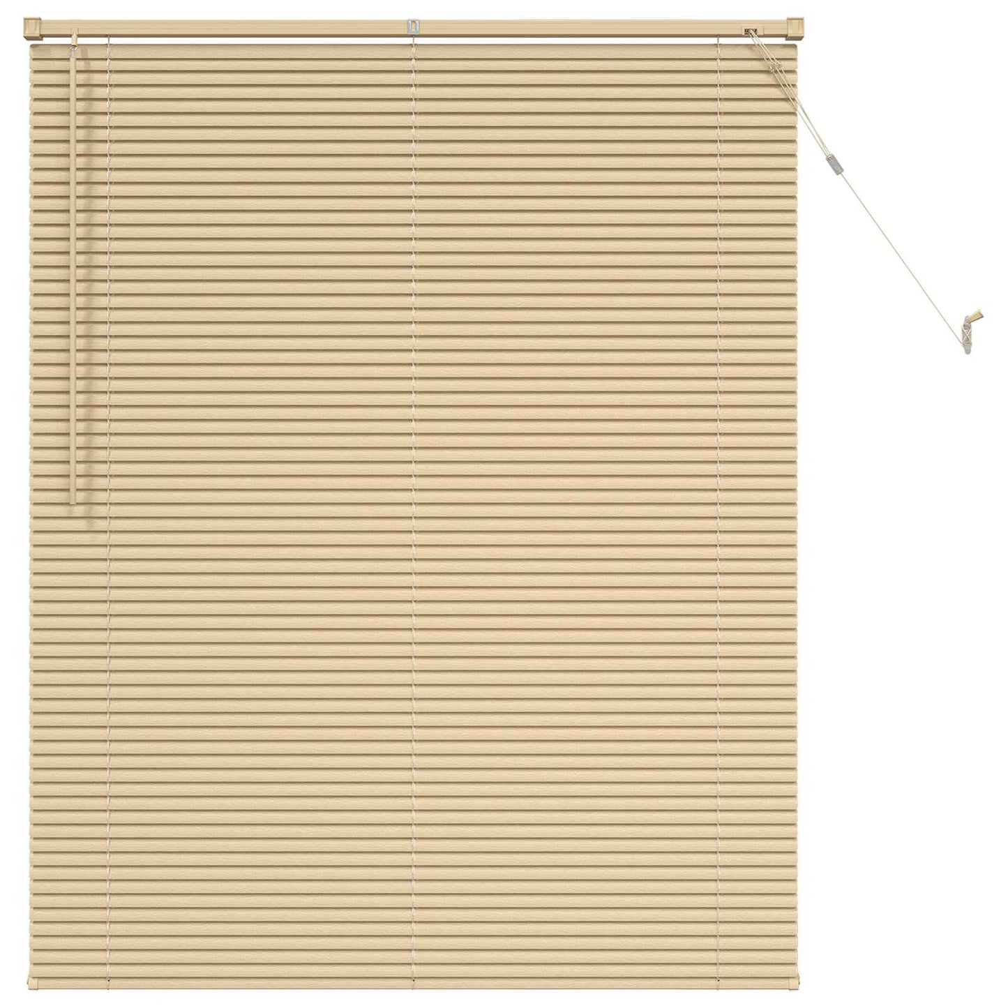 Persienner Lys Brun med Mønster 150 x 120 cm 25 mm PVC