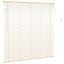 Persienner Lys Brun med Mønster 150 x 130 cm 25 mm PVC