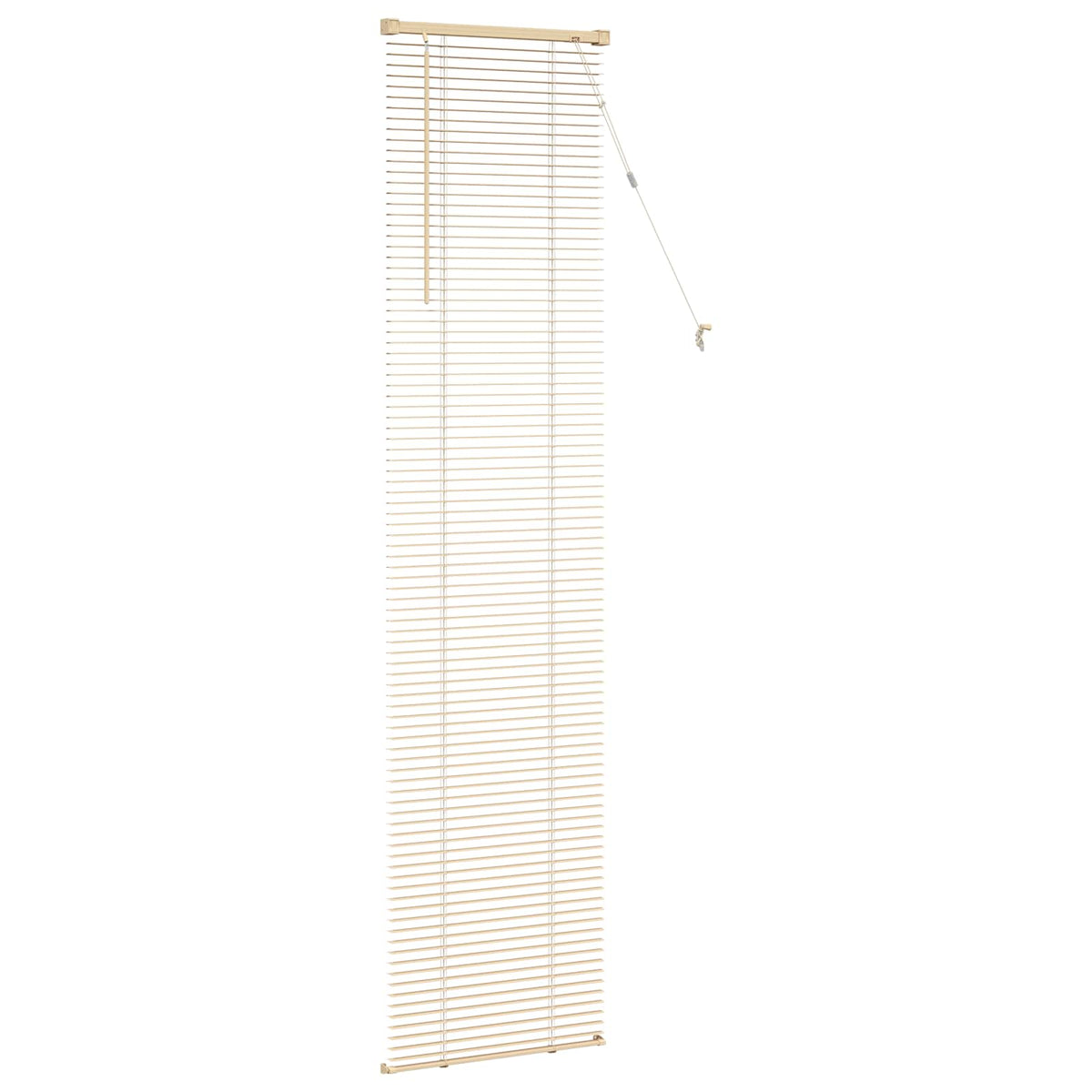 Persienner Lys Brun med Mønster 213 x 40 cm 25 mm PVC