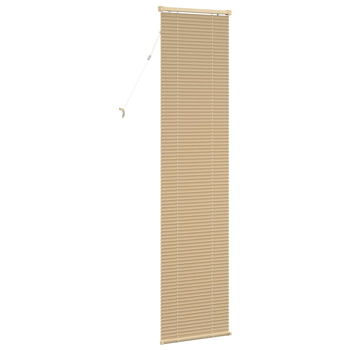 Persienner Lys Brun med Mønster 213 x 60 cm 25 mm PVC