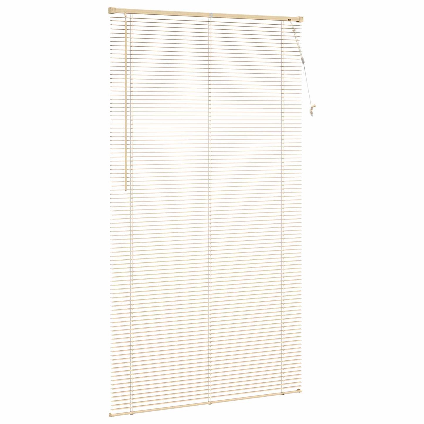 Persienner Lys Brun med Mønster 213 x 110 cm 25 mm PVC