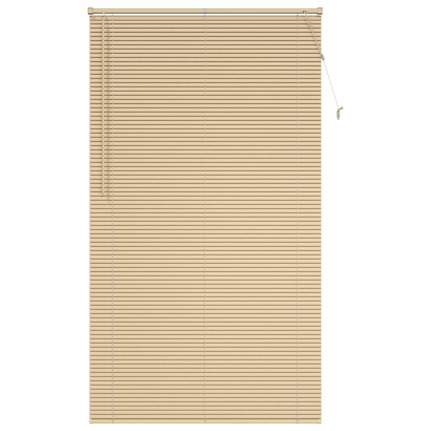 Persienner Lys Brun med Mønster 213 x 120 cm 25 mm PVC