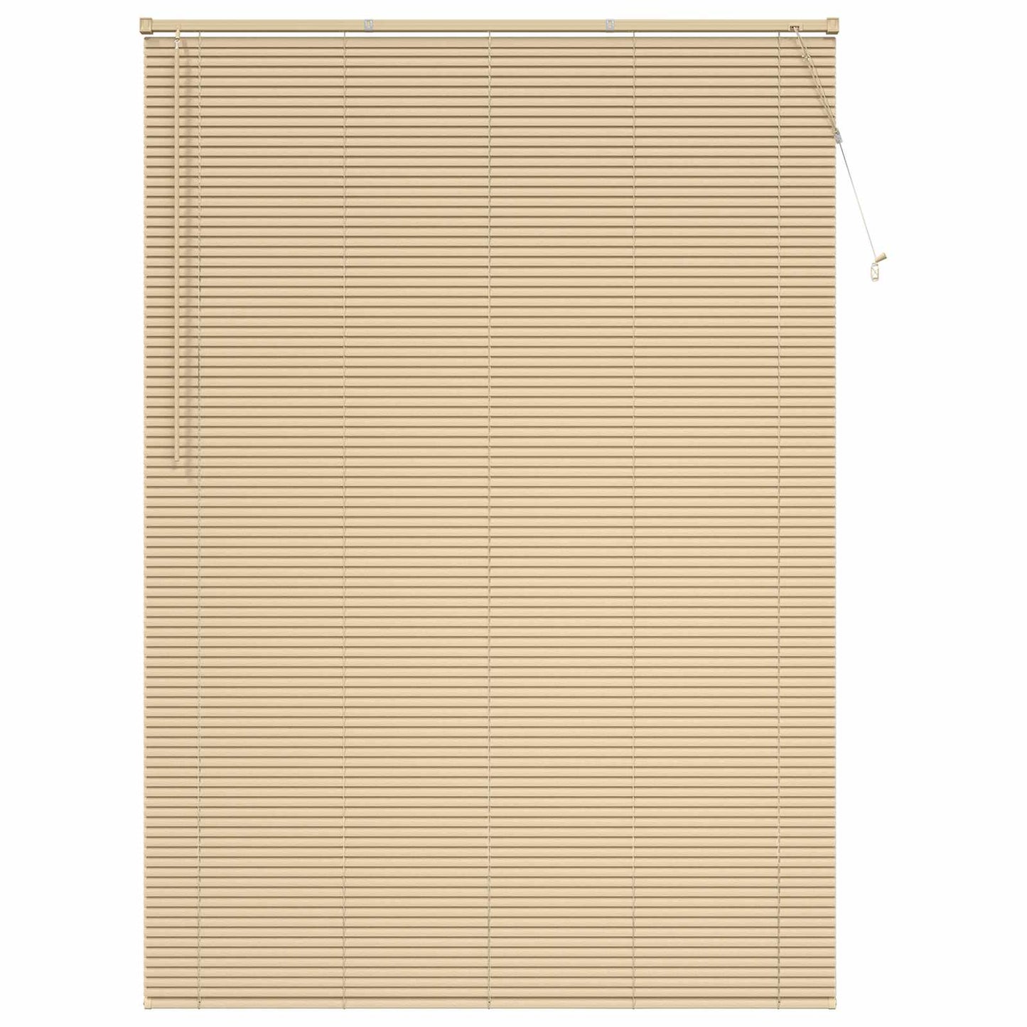 Persienner Lys Brun med Mønster 213 x 140 cm 25 mm PVC